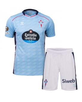Billige Fotballdrakt Celta Vigo Replika Hjemmedraktsett Barn 2025-26 Kortermet (med bukser)